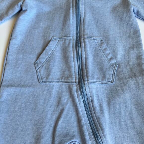 Nike Baby Blue Hooded One-Piece Coverall - Picture 5 of 10